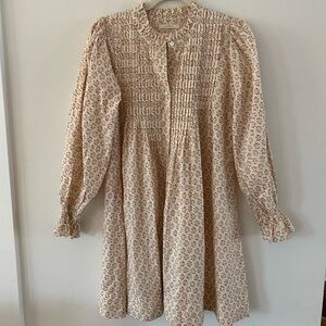 DOEN Floral Block Print Dress